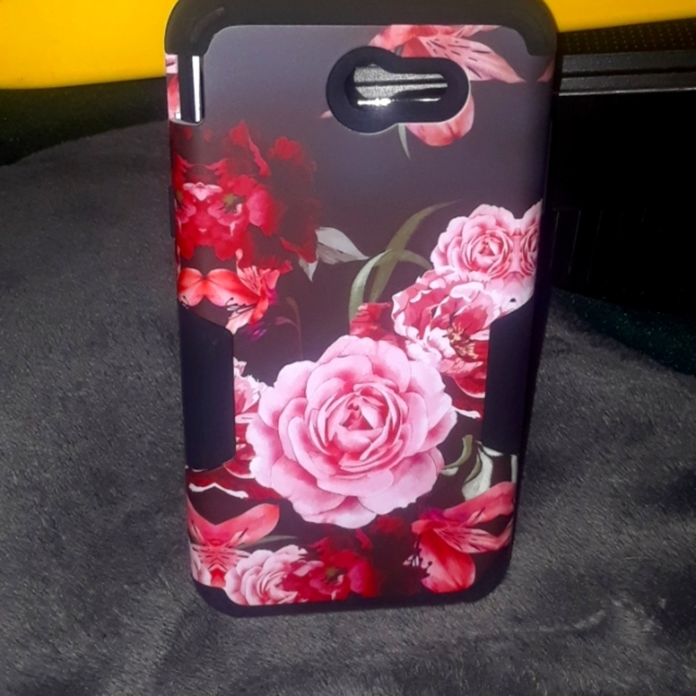 Floral black TIANLI Samsung galaxy J7